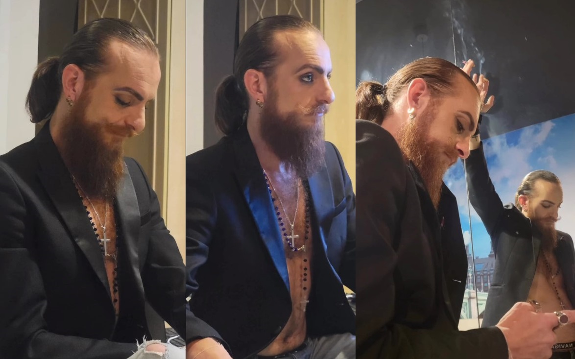 نجم الهيبة أويس مخللاتي يصدم الجمهور... وضع كحل العيون وقص حواجبه