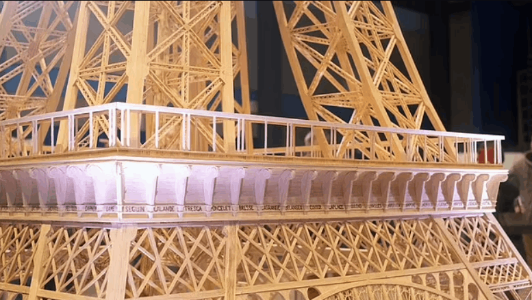 حاول أن يهزم حرفيا لبنانيا... أمضى 8 سنوات لبناء نسخة من برج إيفل بأعواد الكبريت ولهذا السبب رفضته موسوعة غينيس! (صور)