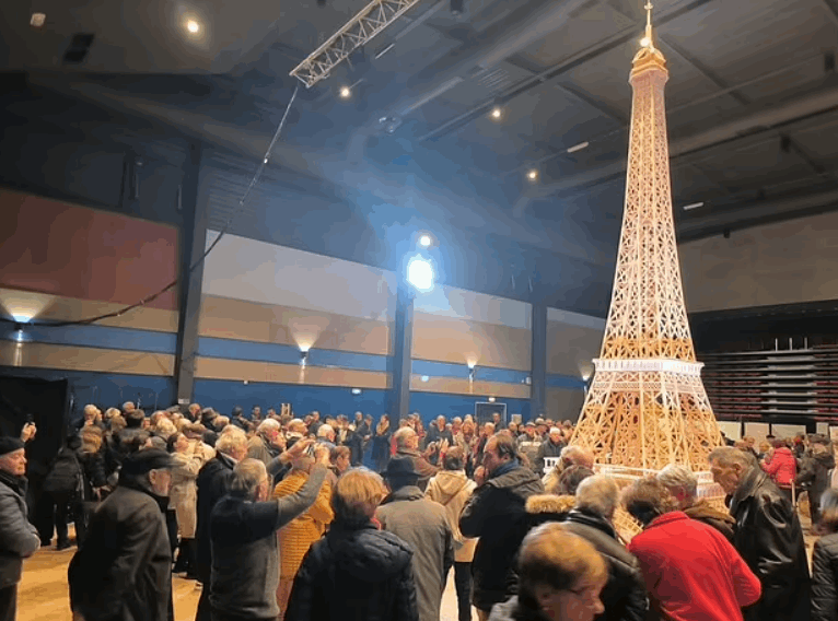 حاول أن يهزم حرفيا لبنانيا... أمضى 8 سنوات لبناء نسخة من برج إيفل بأعواد الكبريت ولهذا السبب رفضته موسوعة غينيس! (صور)