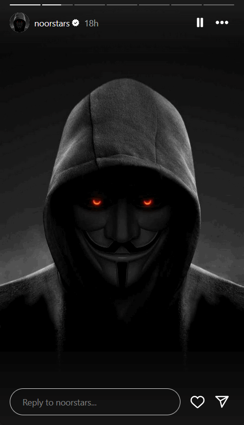 تهديدات خطيرة بالجملة... حساب نور ستارز يتعرض للاختراق (صور)