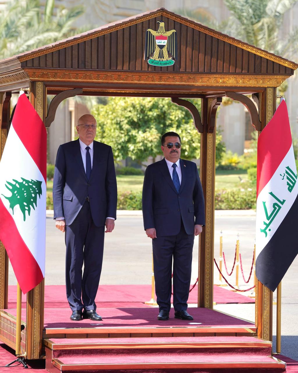 رئيس مجلس الوزراء العراقي محمد شياع السوداني يستقبل ميقاتي