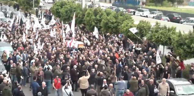 استقبال حاشد لموكب جثمان باسكال سليمان في منطقة الدورة