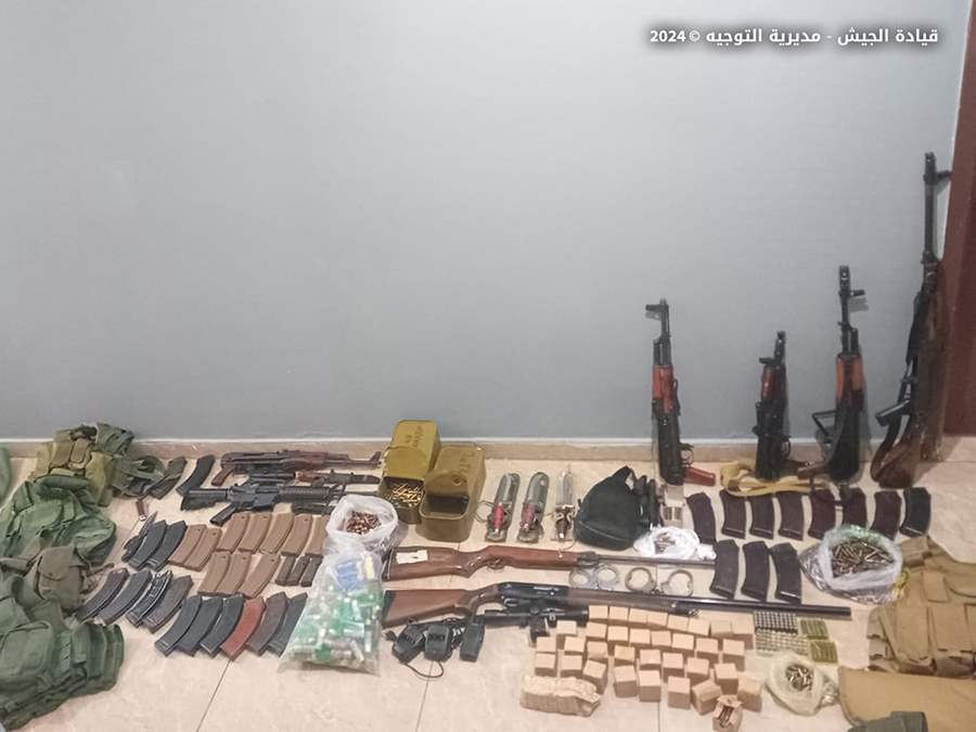 توقيف 14 شخصا في بلدتي برج العرب - عكار وبريتال - البقاع لارتكابهم جرائم مختلفة