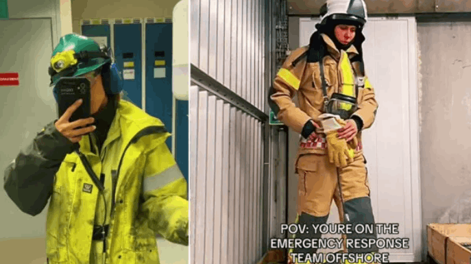 شابة تعمل في وظيفة خطرة ... إنها تعشق عملها رغم المخاطر والصعوبات التي تواجهها! (صورة)