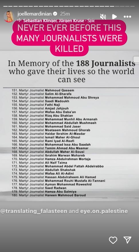 جويل ماردينيان تجدد الصرخة: نشر الحقيقة أصبح أكثر أهمية اليوم من أي وقت مضى