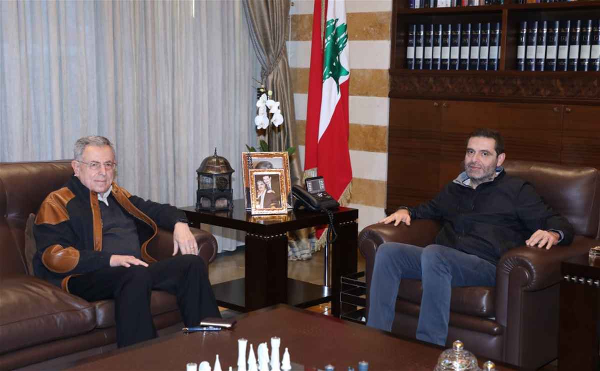 الرئيس سعد الحريري عرض مع الرئيس فؤاد السنيورة الأوضاع العامة في بيت الوسط