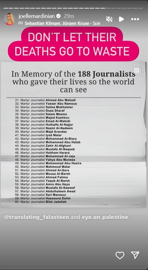 جويل ماردينيان تجدد الصرخة: نشر الحقيقة أصبح أكثر أهمية اليوم من أي وقت مضى