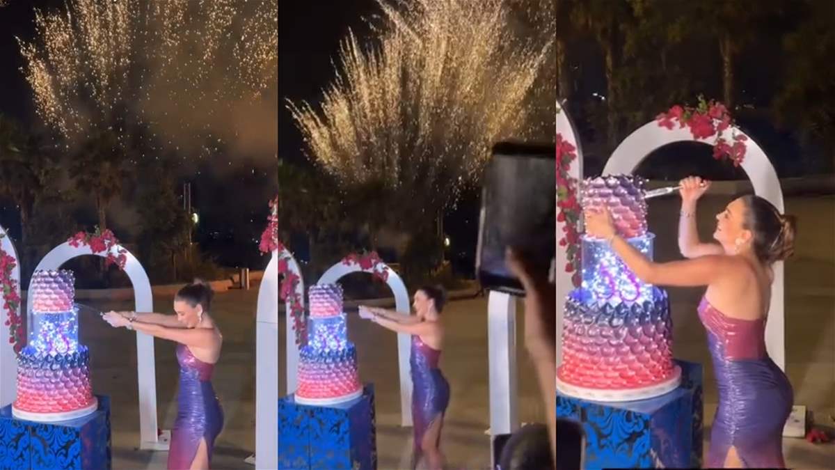 ستيفاني صليبا تظهر بعد غياب... عيد ميلاد فخم ومفرقعات نارية! (صور)