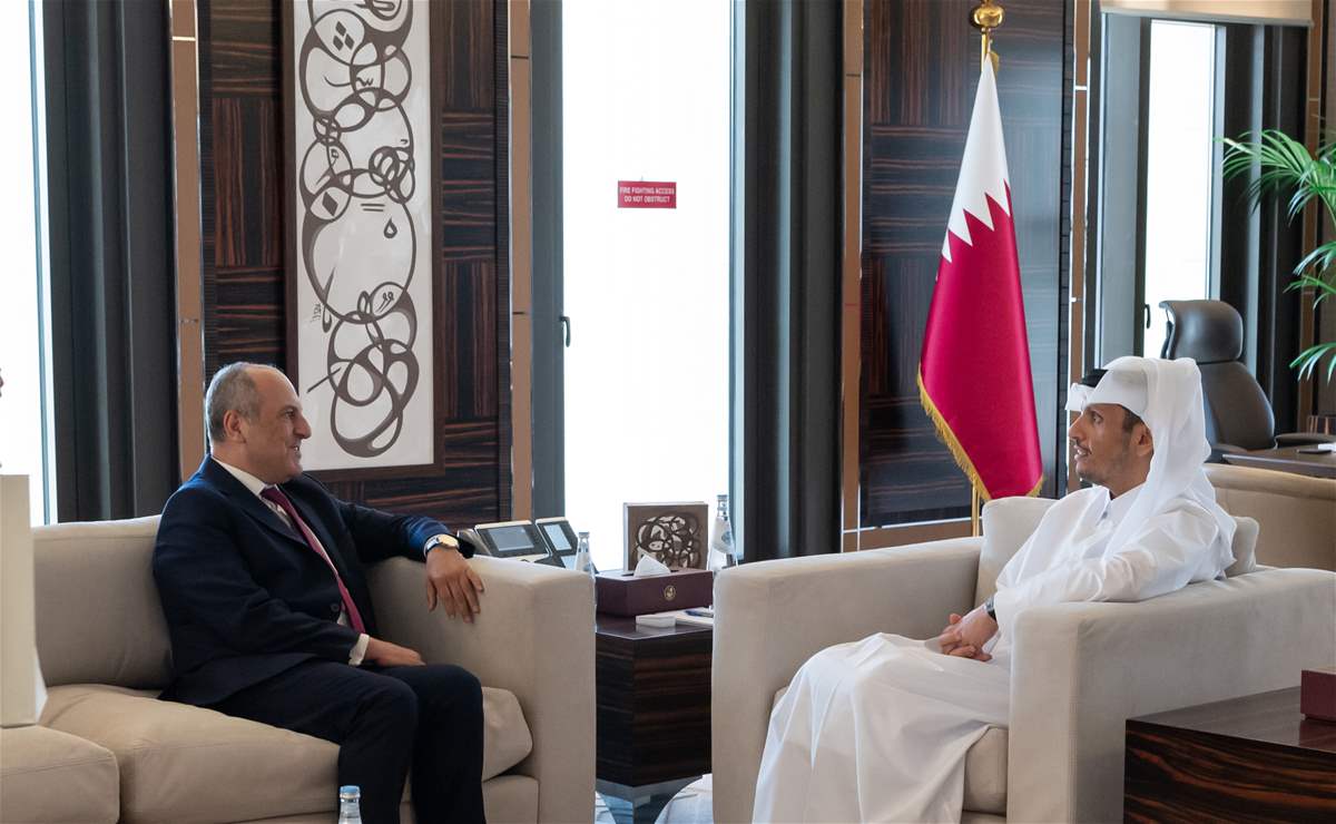 لقاء جمع اليوم رئيس مجلس الوزراء وزير الخارجية القطري بأعضاء في مجلس النواب عن حزب القوات اللبنانية