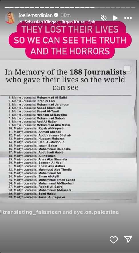 جويل ماردينيان تجدد الصرخة: نشر الحقيقة أصبح أكثر أهمية اليوم من أي وقت مضى