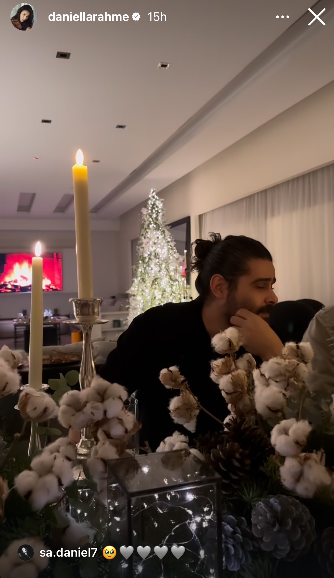 ناصيف زيتون ودانييلا رحمة يحتفلان بأول عيد ميلاد كزوجين بحضور العائلة (صور)