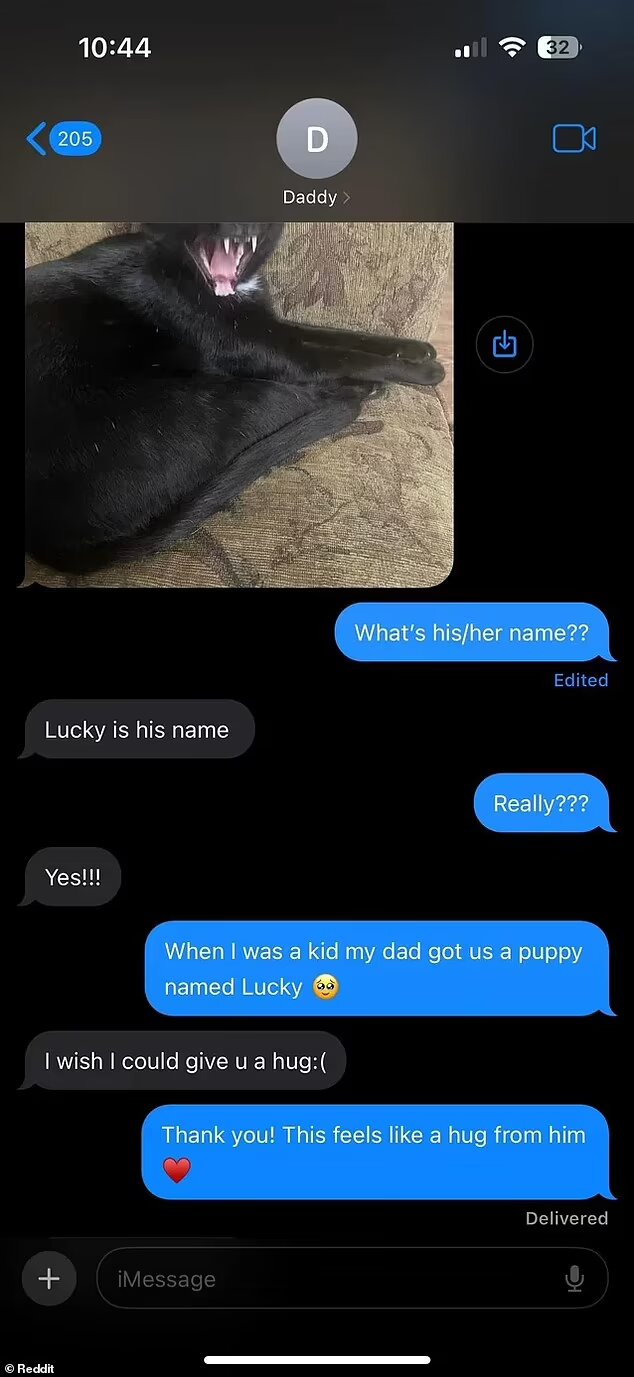 أرسلت رسالة نصية لوالدها المتوفي... ولكن المفاجأة كانت بالرد الذي تلقته! (صور)