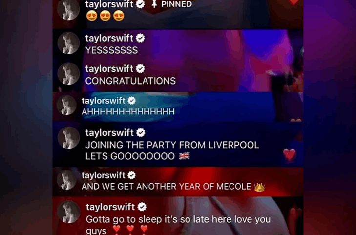 شائعات حول انفصال تايلور سويفت وترافيس كيلسي... هكذا كشفت النجمة العالمية الحقيقة! (صورة)