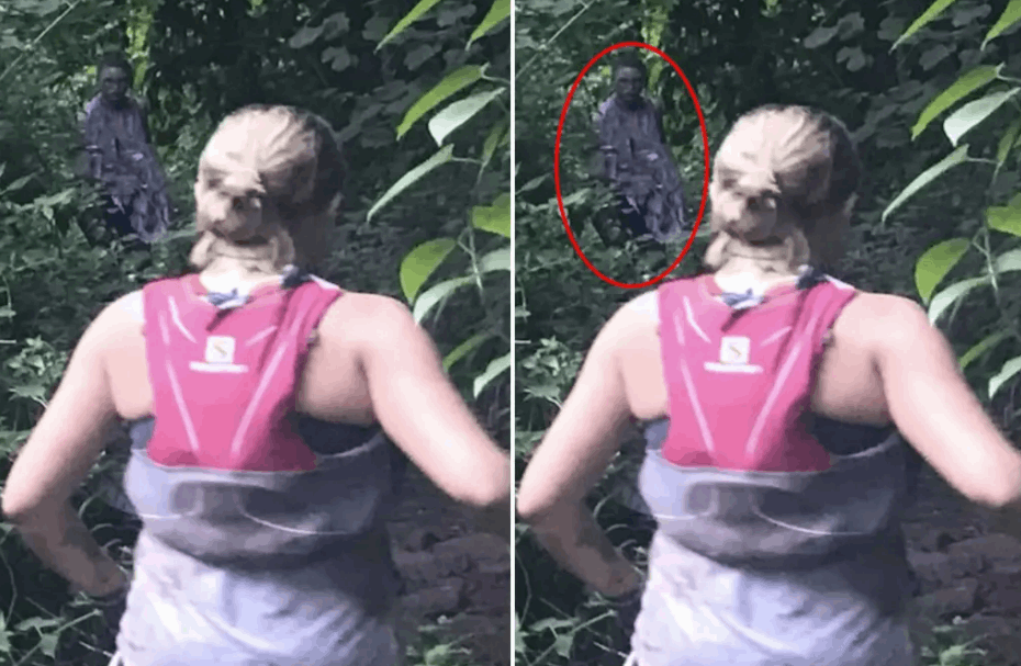 صورة مرعبة تكشف اللحظة الصادمة... التقت من دون قصد بأحد أشباح محاربي هاواي المتوفين في غابة مسكونة! (صورة)