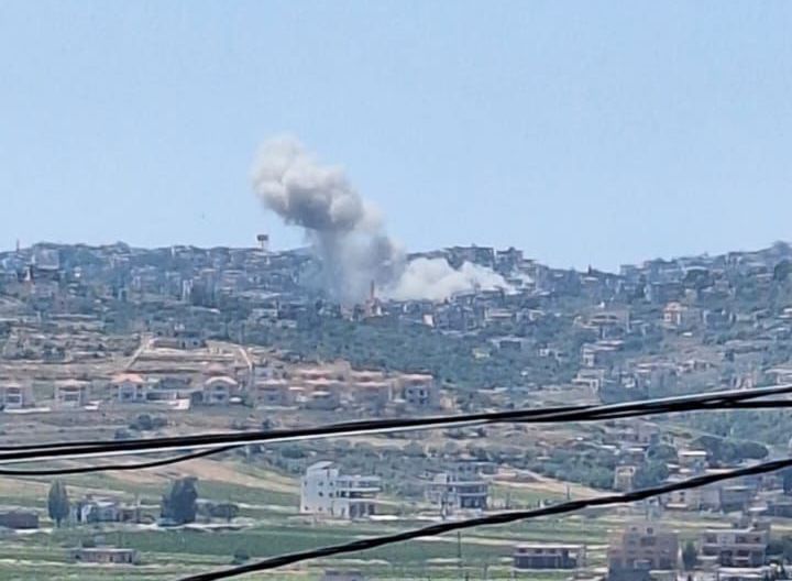 غارتان اسرائيليتان متتاليتان على بلدة عيتا الشعب (صور)