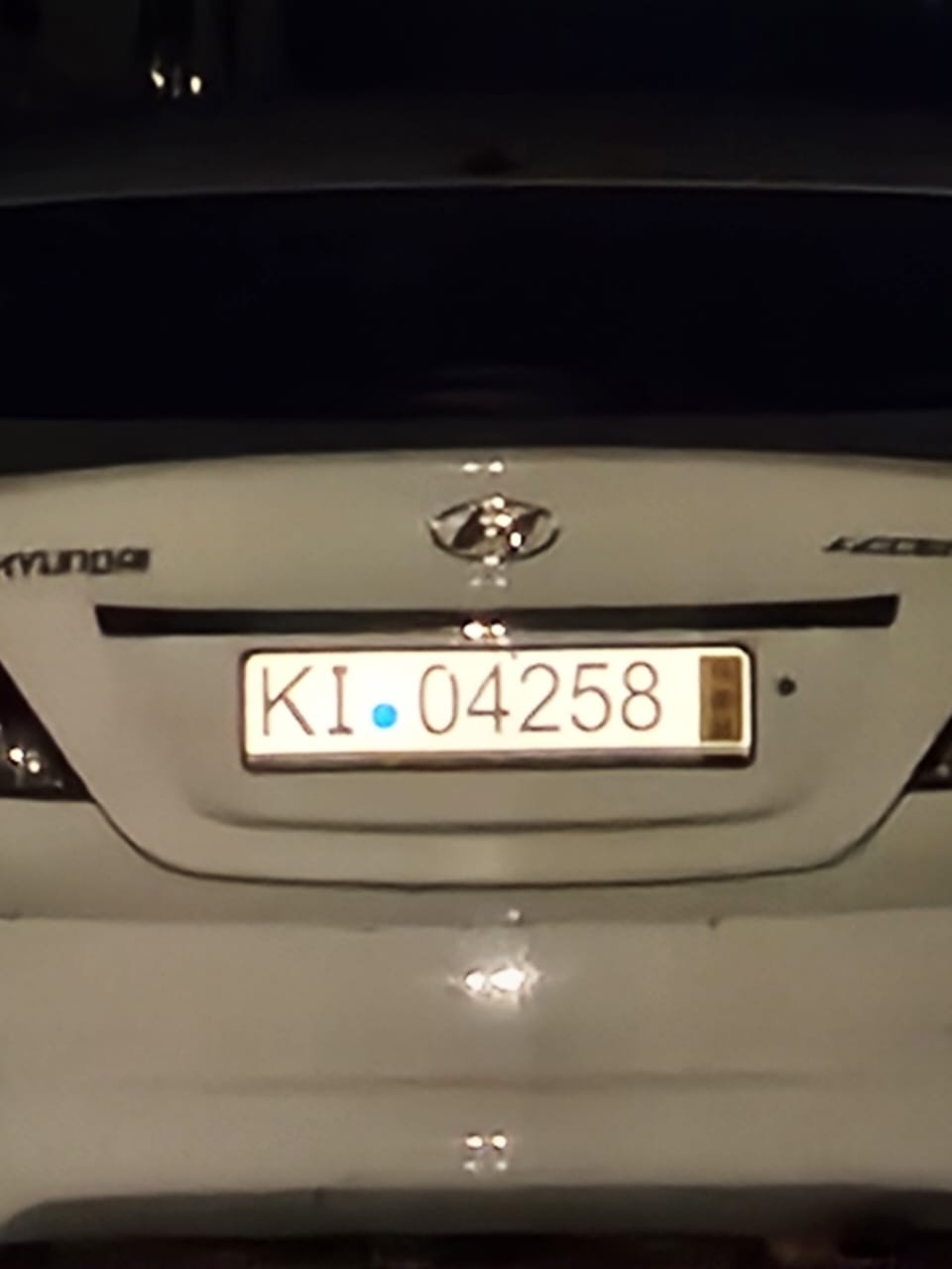 لوحة السيارة المسروقة التي استخدمت في عملية خطف وقتل باسكال سليمان (صورة)