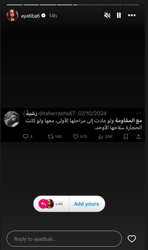 مع ازدياد خطورة الوضع في لبنان... آية طيبا ترفع الصوت عاليا