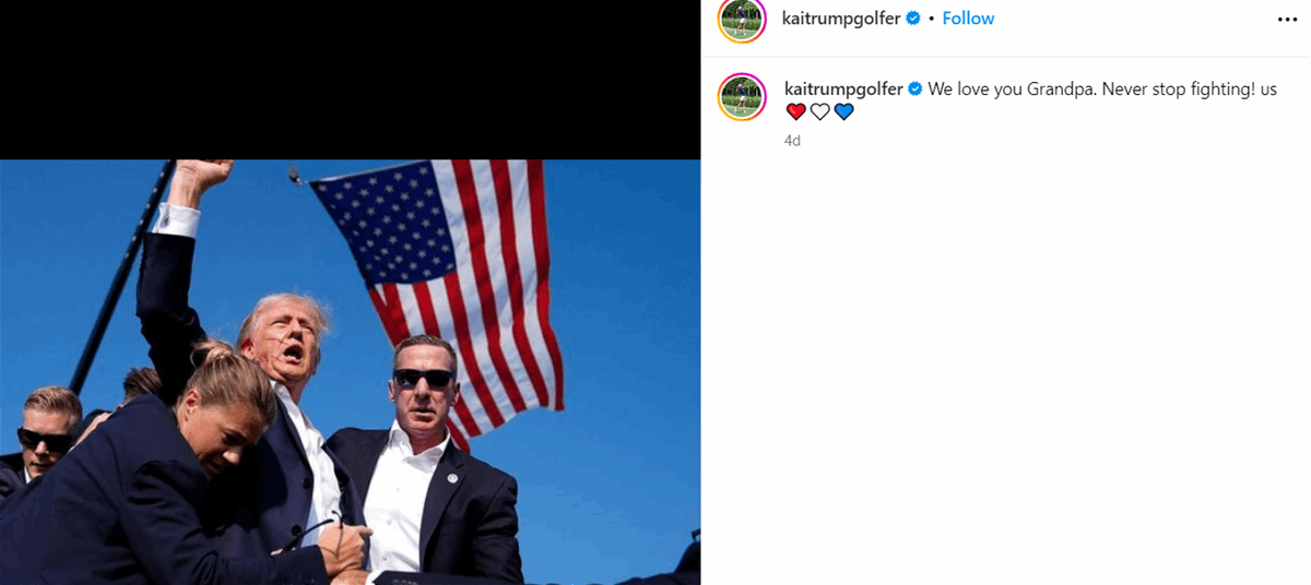 حفيدة ترامب تغزو مواقع التواصل بين ليلة وضحاها... ما قالته عن جدها خطف القلوب وهكذا لمع نجمها! (فيديو)