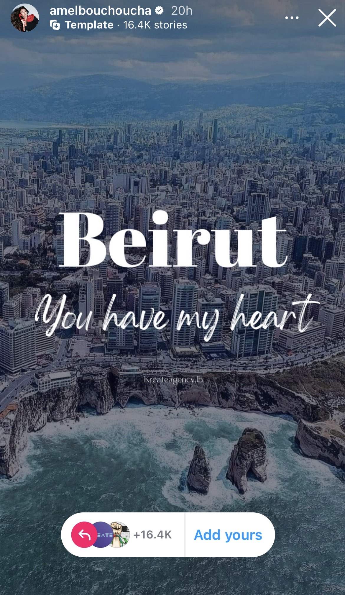 أمل بشوشة تعيد تأكيد تضامنها مع لبنان برسالة مؤثرة (صورة)