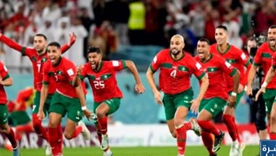 المغرب اول فريق عربي في ربع نهائي كأس العالم