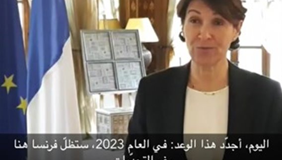 رسالة من السفيرة غريو الى اللبنانيين لمناسبة السنة الجديدة فرنسا ستبقى الى جانبكم
