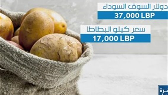 البطاطا اللبنانية تعاني بين البطاطا السورية المهربة والمصرية المستوردة