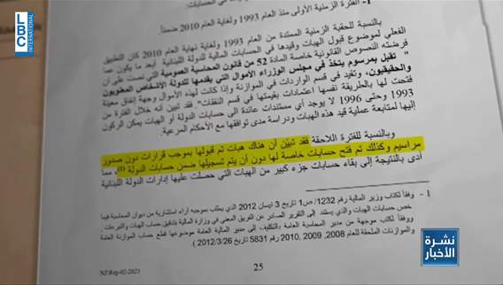  تقريرُ فضيحةٍ لديوانِ المحاسبة عن الهباتِ المُقدمة الى لبنان.. ملياراتٌ مهدورة!