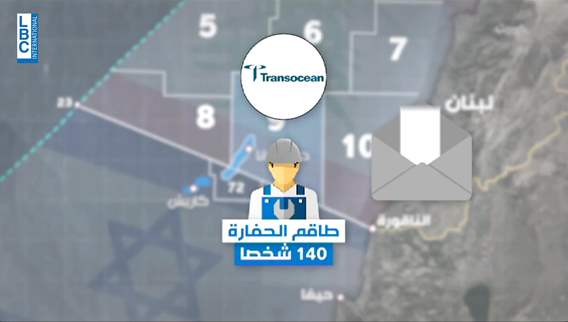  وفد Transocean إلى لبنان وتوتال استأجرت القاعدة اللوجستية