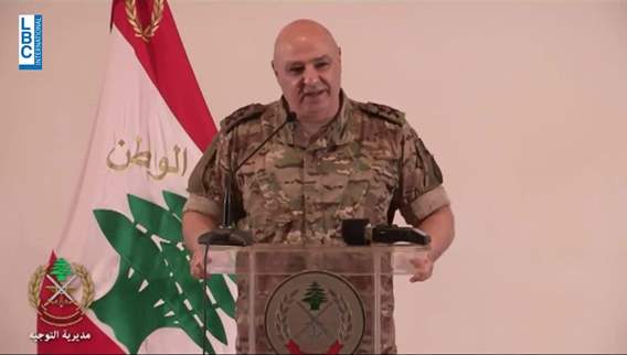 LAF Commander awards promoted officers the rank insignia of Colonel