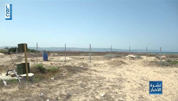 Surprise at Tyre Beach: Iron columns spark worries among visitors