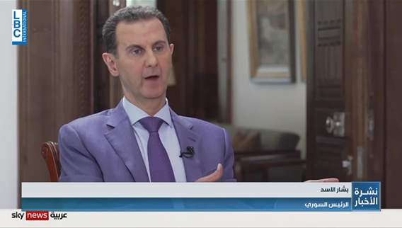 Al-Assad: We did not intervene to solve the crisis in Lebanon
