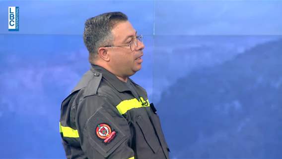 Civil Defense- Deir al-Qamar speaks to LBCI