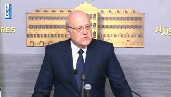 Mikati: What is happening in the south is worrying