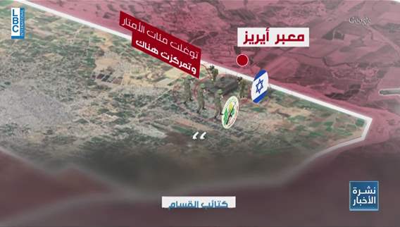 Violent battles between Qassam Brigades, Israeli forces