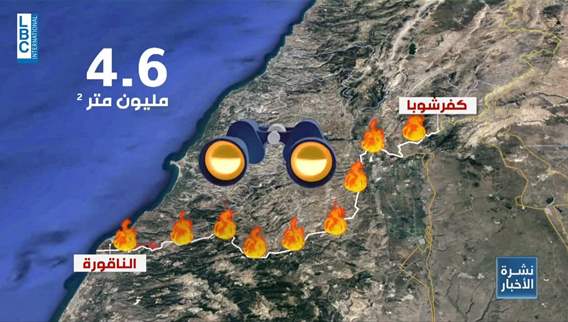 Israeli occupation commits environmental massacre in south Lebanon