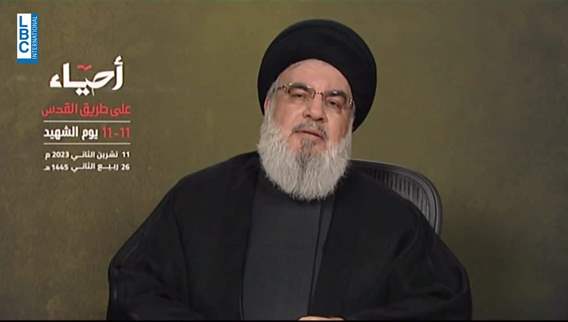 Nasrallah delivers speech on Martyr Day 