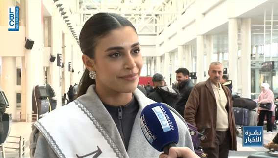 Miss Lebanon leaves to partake in Miss World