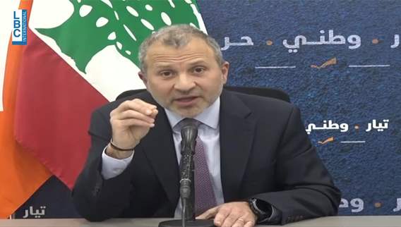 Gebran Bassil says Syria's crisis concerns the Syrian people, hopes for swift refugee return