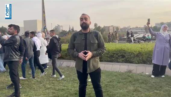 A glimpse from Umayyad Square in Damascus, Syria