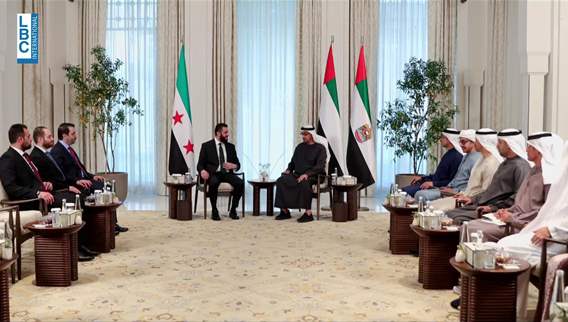 الشرع في الإمارات لتبديد القلق