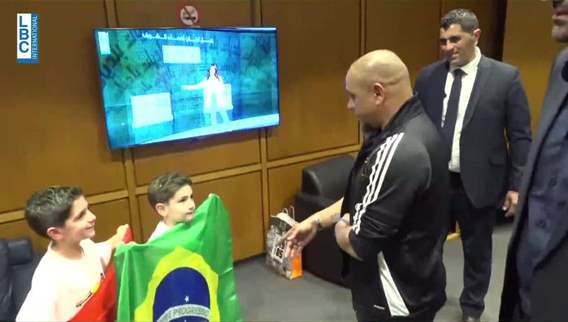 International star Roberto Carlos arrives in Beirut to participate in Beirut Sports Festival