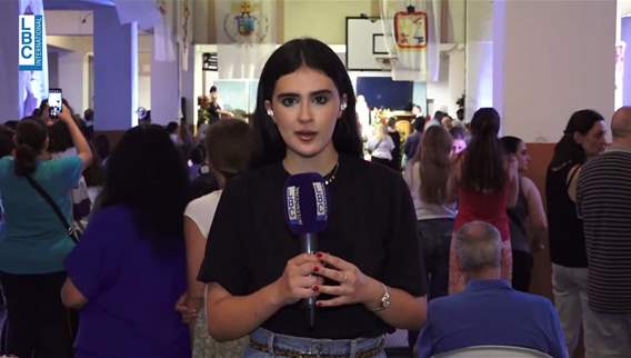 Saint Therese arrives in Forn El Chebbak to continue her tour