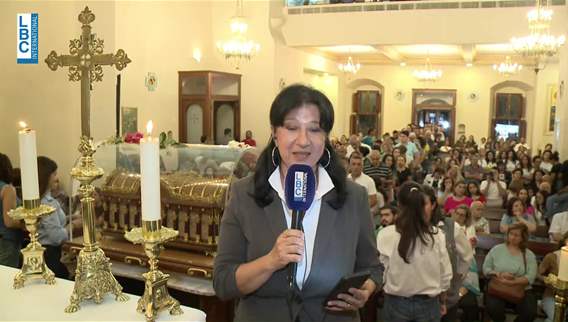 Relics of Saint Therese of Child Jesus tour near its end in Lebanese regions