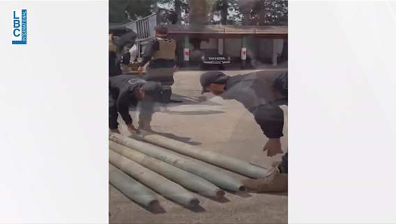 A truck loaded with Grad missiles headed to Lebanon seized in Syria's Homs