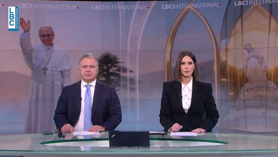 Lebanese air force welcomes Pope Leo XIV