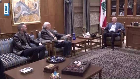 جنبلاط من عين التينة لا نقبل بأن يكون التفاوض تحت النار ونتمسّك بالهدنة