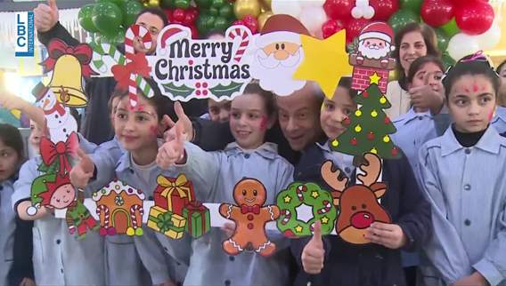 Assaad Nakad brings music and games to Zahle orphanage children for Christmas celebration