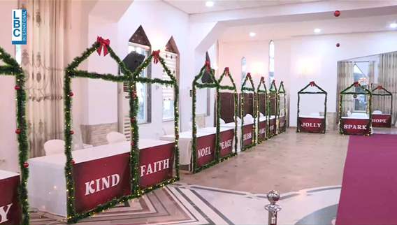 Christmas market opens in the town of Al-Qalaa