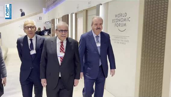 Finance minister joins Lebanese delegation at Davos, tells LBCI about key meetings