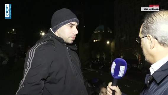 Displaced people sleep on streets and public squares: Scenes from central Beirut